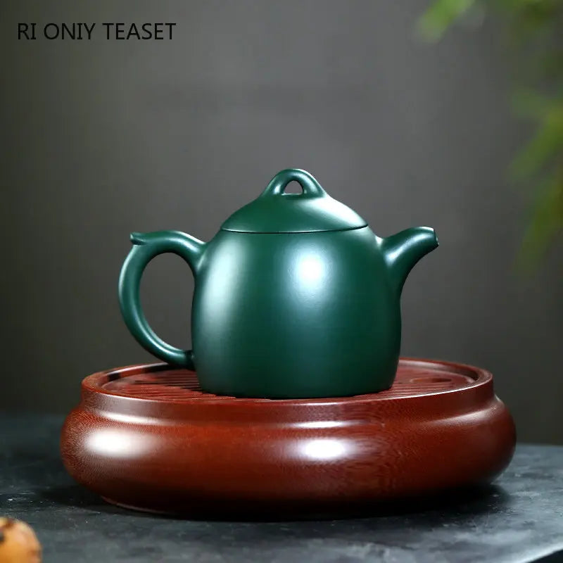 280ml Yixing High-end Purple Clay Teapots Famous Handmade Tea Pot Raw Ore Green Mud Kettle Chinese Zisha Tea Set Collection