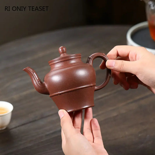 280ml Yixing Raw Ore Purple Clay Teapots High-end Handmade Large Capacity Tea Pot Beauty Kettle Chinese Zisha Tea Set Collection