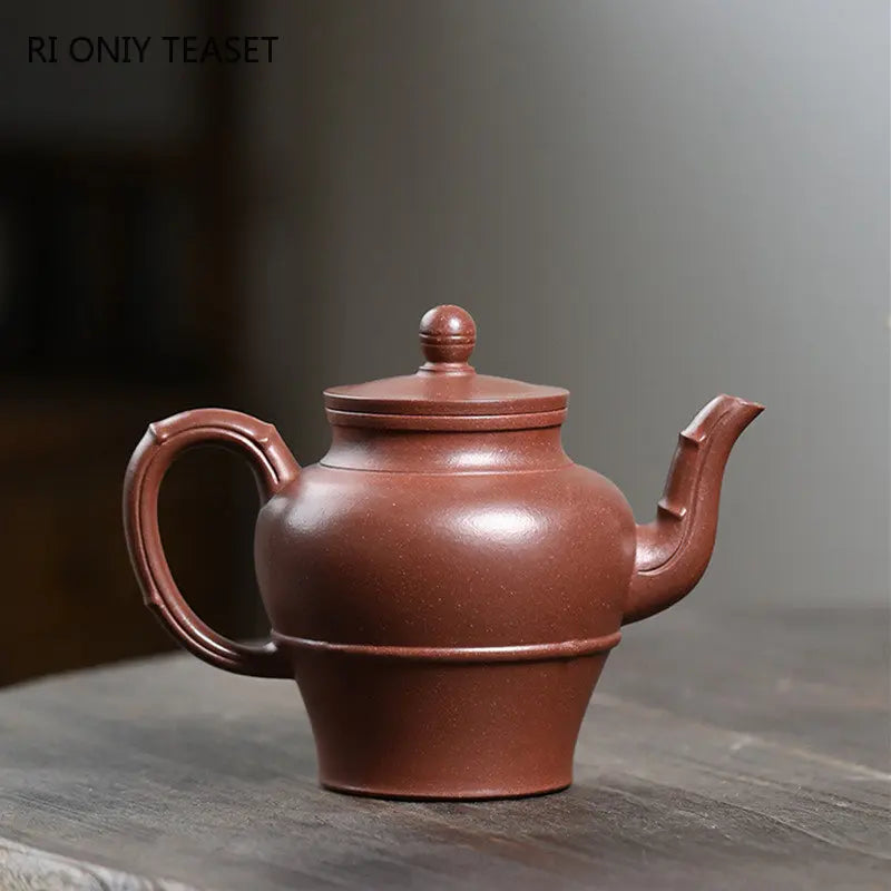 280ml Yixing Raw Ore Purple Clay Teapots High-end Handmade Large Capacity Tea Pot Beauty Kettle Chinese Zisha Tea Set Collection