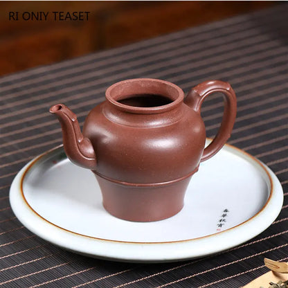 280ml Yixing Raw Ore Purple Clay Teapots High-end Handmade Large Capacity Tea Pot Beauty Kettle Chinese Zisha Tea Set Collection