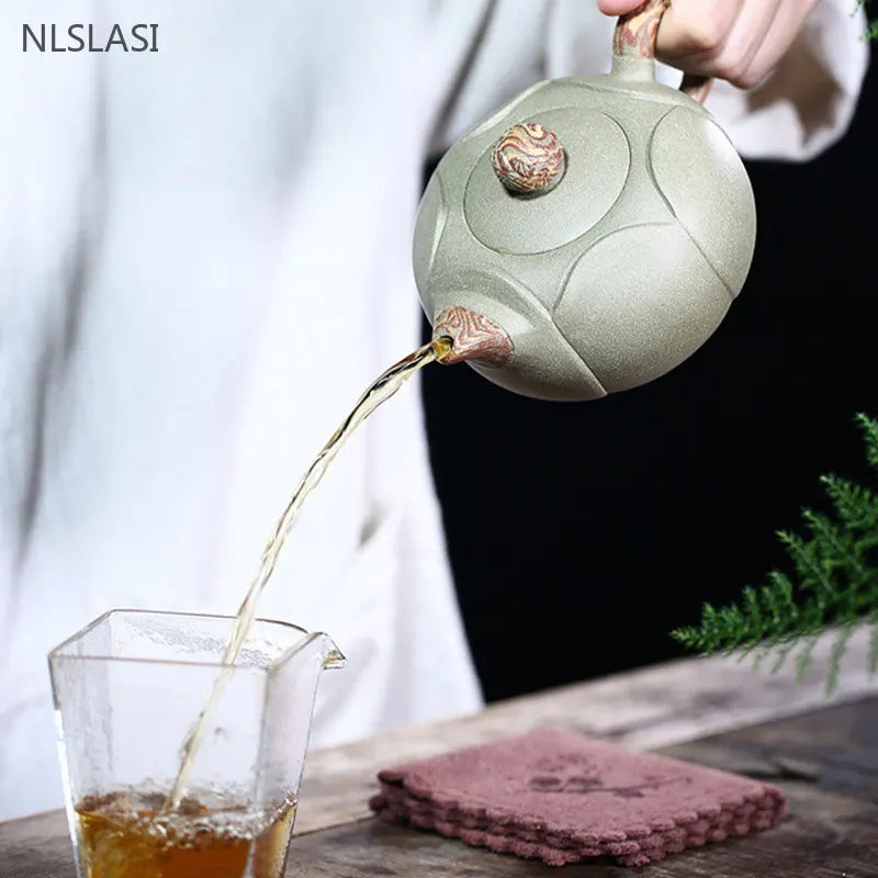280ml Yixing Tea Pot Purple Clay Teapots Beauty Handmade Kettle Tea Set Tie Guanyin Teaware Customized Authentic Large Capacity
