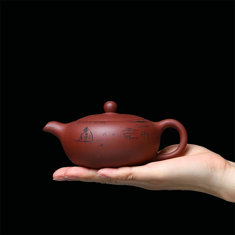280ml Yixing Upscale Black mud teapots purple clay filter tea pot Tie Guanyin beauties kettle Boutique tea set