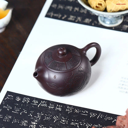 290ml Chinese Yixing High-end Purple Clay Teapots Famous Handmade Xi Shi Tea Pot Raw Ore Purple Mud Kettle Zisha Tea Set Gifts