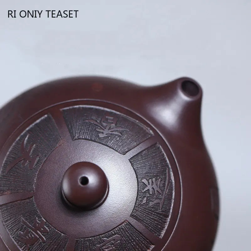 290ml Chinese Yixing High-end Purple Clay Teapots Famous Handmade Xi Shi Tea Pot Raw Ore Purple Mud Kettle Zisha Tea Set Gifts