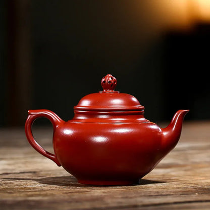 290ml Classic Yixing Purple Clay Teapots Famous Artists Handmade Zisha Tea Pot Raw Ore Dahongpao Mud Kettle Chinese Tea Set