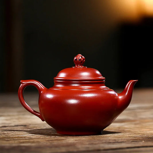 290ml Classic Yixing Purple Clay Teapots Famous Artists Handmade Zisha Tea Pot Raw Ore Dahongpao Mud Kettle Chinese Tea Set