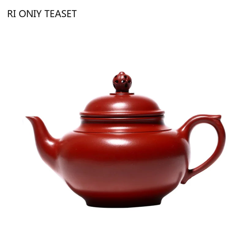 290ml Classic Yixing Purple Clay Teapots Famous Artists Handmade Zisha Tea Pot Raw Ore Dahongpao Mud Kettle Chinese Tea Set