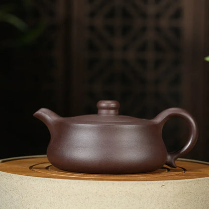 290ml Hot Sale Yixing Teapot Cylindrical Purple Clay Teapot Tea Set Master Handmade Purple Sand Kungfu Tea Set Free Shipping