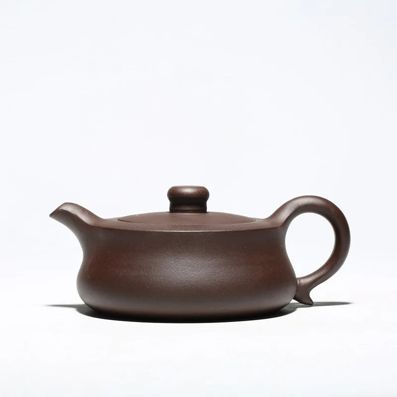 290ml Hot Sale Yixing Teapot Cylindrical Purple Clay Teapot Tea Set Master Handmade Purple Sand Kungfu Tea Set Free Shipping