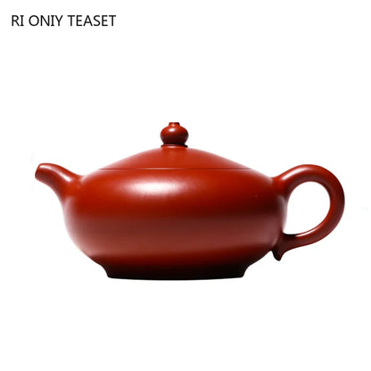 290ml Yixing Handmade Purple Clay Teapots Raw Ore Dahongpao Tea Pot Home Beauty Kettle Chinese Zisha Tea Set Accessories