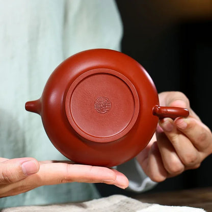 290ml Yixing Handmade Purple Clay Teapots Raw Ore Dahongpao Tea Pot Home Beauty Kettle Chinese Zisha Tea Set Accessories