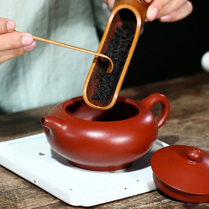 290ml Yixing Handmade Purple Clay Teapots Raw Ore Dahongpao Tea Pot Home Beauty Kettle Chinese Zisha Tea Set Accessories