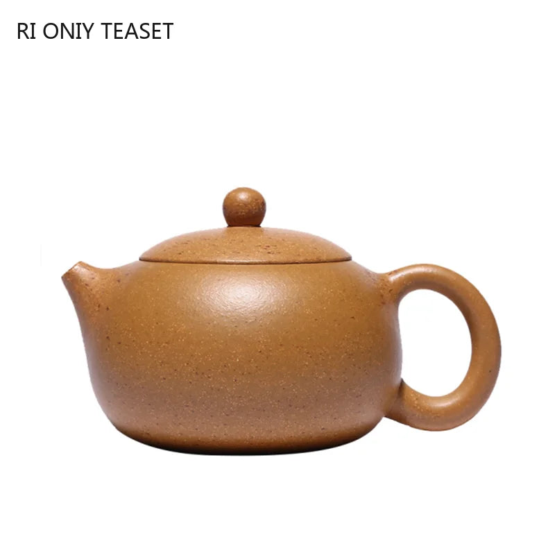 290ml classic Yixing Purple Clay Teapots Raw Ore Xishi Tea Pot Household Filter Beauty Kettle Zisha Tea table Accessories