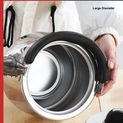 2L/3L/4L Thickened Whistle Kettle  304 Stainless Steel Rapid Heating Boiling Water Pot For Home Tea Kettle