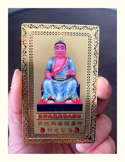 2PCS # 2023 Zodiac year big animal year TAI SUI safety Amulet Golden Card multipurpose talisman wards off evil Bring good luck