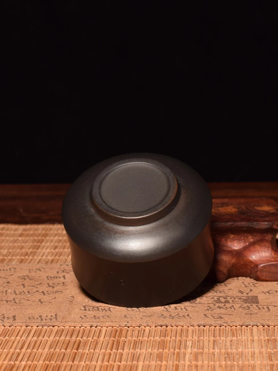 2PCS Chinese Jianshui Purple Clay Handmade Mater Cup Ceramic Tea  TeaCups  Kung Fu Tea Set Drinkware