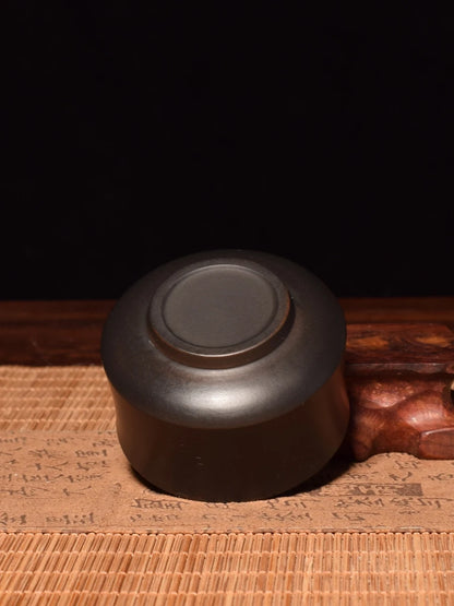 2PCS Chinese Jianshui Purple Clay Handmade Mater Cup Ceramic Tea  TeaCups  Kung Fu Tea Set Drinkware