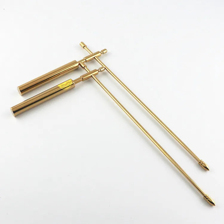 2PCS # large size Geomantic master tool-Southeast Asia efficacious Eight Diagrams FENG SHUI Compass divine dragon dowsing Rod