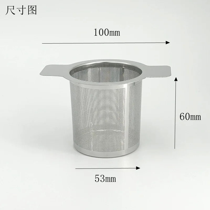 2Pc Tea Infuser Fine Mesh Coffee Filter Multi Style Handle Stainless Steel Tea Strainer Teapot Cup Hanging Loose Leaf Spice Tool