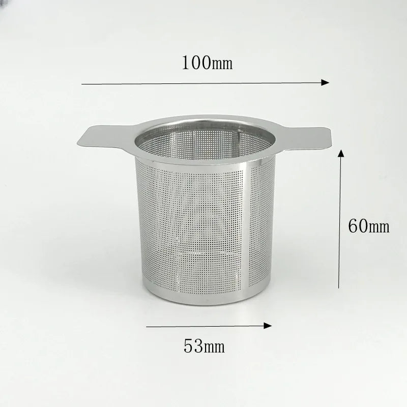 2Pc Tea Infuser Fine Mesh Coffee Filter Multi Style Handle Stainless Steel Tea Strainer Teapot Cup Hanging Loose Leaf Spice Tool