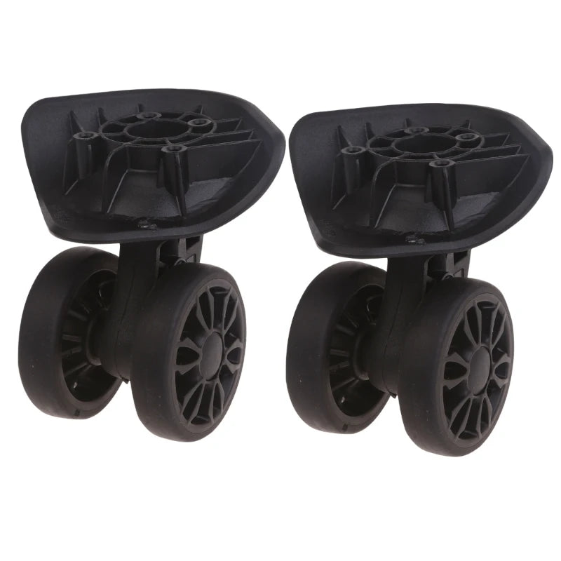 2Pcs A89 Trolley Caster Replacement Suitcase Luggage Box Wheels Double Row 360° Spinner Repairing Heavy Duty Wheels