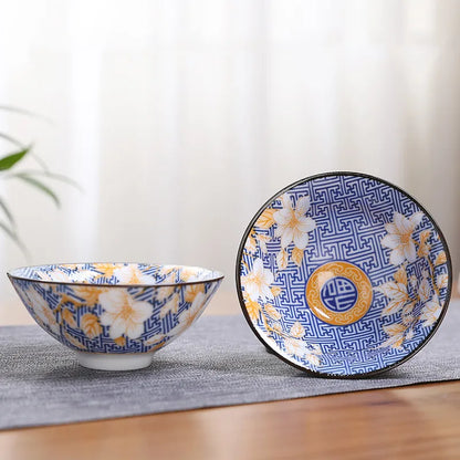 2Pcs Chinese Blue and White Porcelain Cone Teacup Hand-Painted Ceramic Tea Bowl Travel Portable Tea Set Supplies Tea Cup 70ml