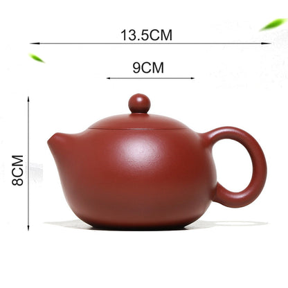 Clay Teapot Zisha Teapot Purple Clay Teapot Chinese Zisha Tea Xishi Pots Natural Mud Chinese Yixing Clay Zisha Pot Infusers Loose Tea