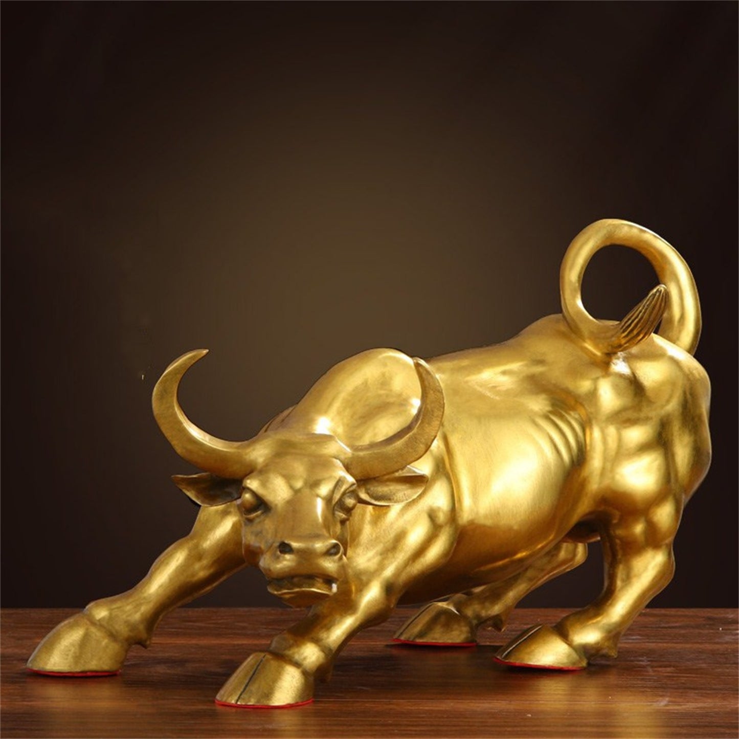 Wanwan Personalized OX Figurine Fine Symbol Resin Represents Good Luck OX Statue Desktop Decoration