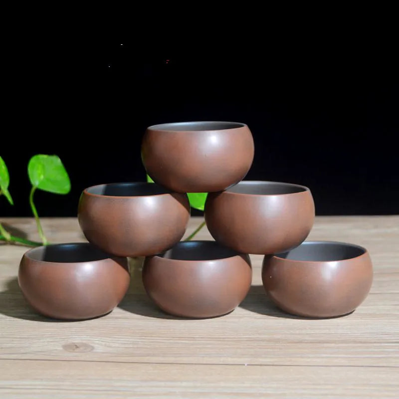 2pcs Hot Sale Qinzhou Ceramic nixing Tao cup(Not Yixing Clay Teapot) teacup for Puer oolong Kung Fu Cha Gift For Festival