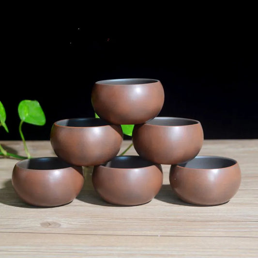 2pcs Hot Sale Qinzhou Ceramic nixing Tao cup(Not Yixing Clay Teapot) teacup for Puer oolong Kung Fu Cha Gift For Festival