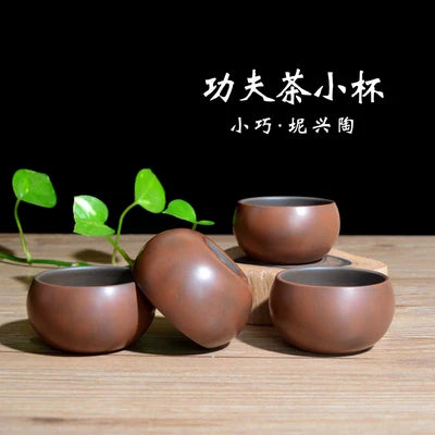 2pcs Hot Sale Qinzhou Ceramic nixing Tao cup(Not Yixing Clay Teapot) teacup for Puer oolong Kung Fu Cha Gift For Festival
