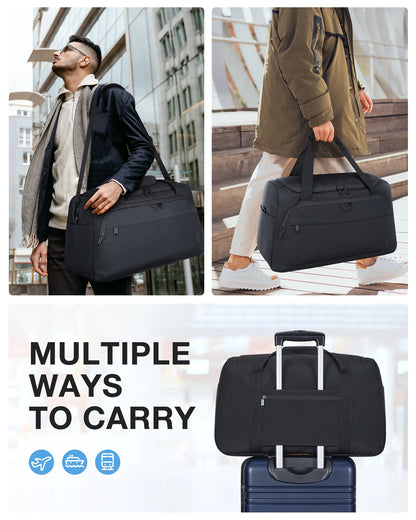 2pcs Men Tote Bag BAGSMART Large Capacity Shoulder Duffle Bags for Women Top Handle Satchel Purse Whitney Laptop Backpack