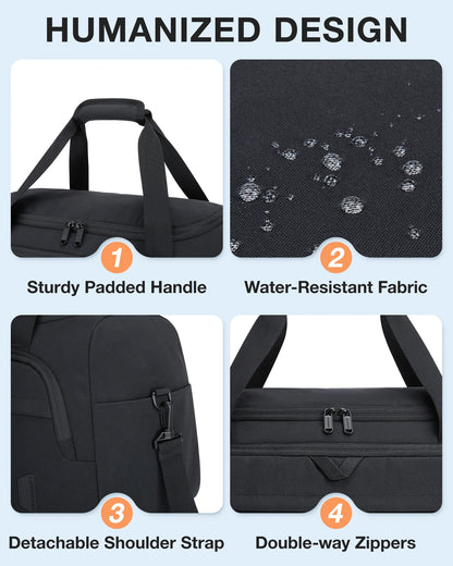 2pcs Men Tote Bag BAGSMART Large Capacity Shoulder Duffle Bags for Women Top Handle Satchel Purse Whitney Laptop Backpack