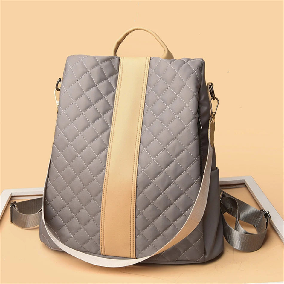3 In 1 Anti Theft Bagpack Shoulder Sac A Dos Oxford Backpacks for School Teenager Girls 2022 New Casual Female Travel Bookbag