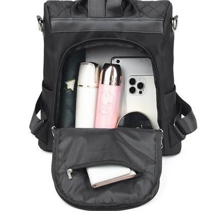 3 In 1 Anti Theft Bagpack Shoulder Sac A Dos Oxford Backpacks for School Teenager Girls 2022 New Casual Female Travel Bookbag