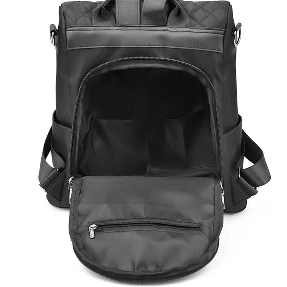 3 In 1 Anti Theft Bagpack Shoulder Sac A Dos Oxford Backpacks for School Teenager Girls 2022 New Casual Female Travel Bookbag