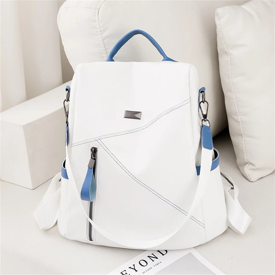 3 In 1 Anti-theft Bagpack Purse Women Shoulder Bookbag for School Teenager Girl 2022 New Casual Female Travel Backpack Rucksacks
