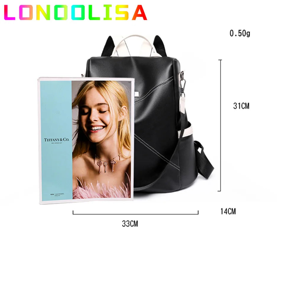 3 In 1 Anti-theft Bagpack Purse Women Shoulder Bookbag for School Teenager Girl 2022 New Casual Female Travel Backpack Rucksacks