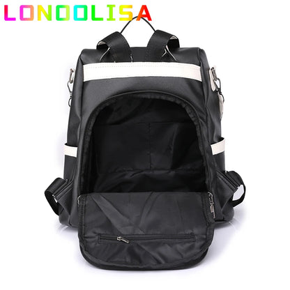 3 In 1 Anti-theft Bagpack Purse Women Shoulder Bookbag for School Teenager Girl 2022 New Casual Female Travel Backpack Rucksacks