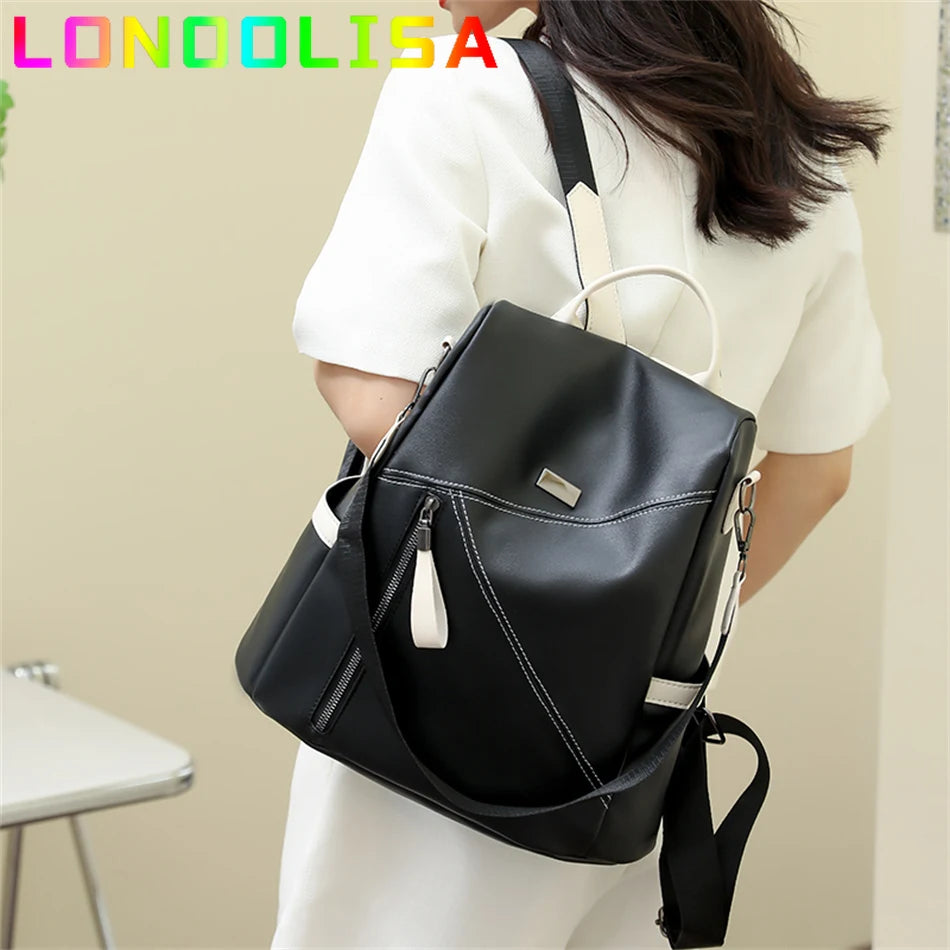 3 In 1 Anti-theft Bagpack Purse Women Shoulder Bookbag for School Teenager Girl 2022 New Casual Female Travel Backpack Rucksacks