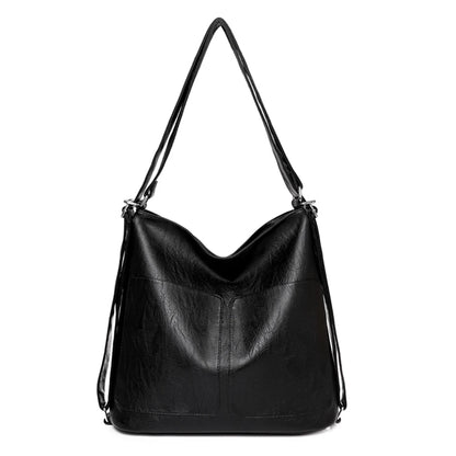 3 In 1 Large Capacity Shoulder Bag High Quality Soft Leather Backpacks for School Teenagers Girls Brand Designer Travel Backpack