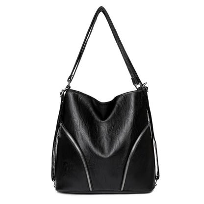3 In 1 Large Capacity Shoulder Bag High Quality Soft Leather Backpacks for School Teenagers Girls Brand Designer Travel Backpack