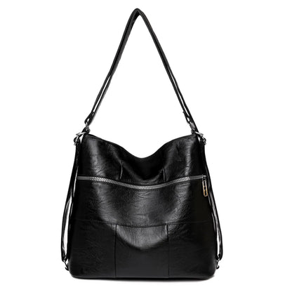 3 In 1 Large Capacity Shoulder Bag High Quality Soft Leather Backpacks for School Teenagers Girls Brand Designer Travel Backpack