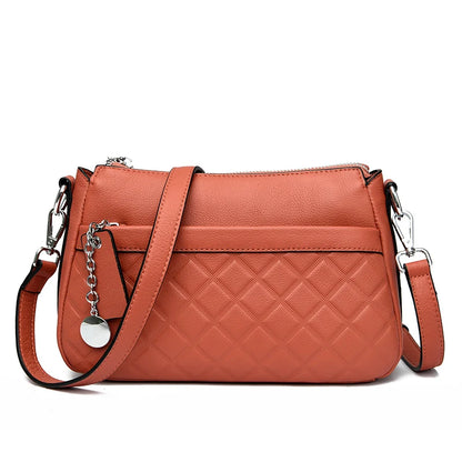3 Layers Genuine Leather Women Tote Bag High Quality Cowhide Ladies Handbags Leisure Shoulder Bag Small Crossbody Bags For Women