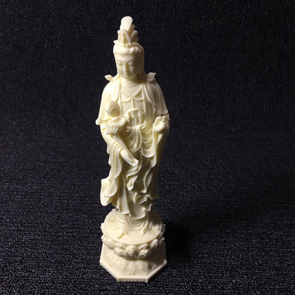 3 PCS Resin Guanyin Statue Chinese Figure Buddha Statue  High quality Home Room Office Feng Shui Statue Free Delivery