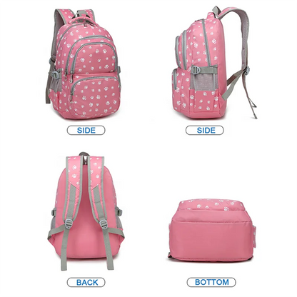 3 Pcs Set Children's Backpacks Cute Student School Bag for Girls Waterproof School bags With Lunch bag Pencil Case