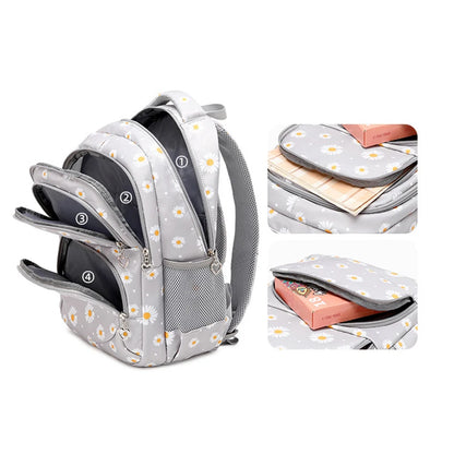 3 Pcs Set Children's Backpacks Cute Student School Bag for Girls Waterproof School bags With Lunch bag Pencil Case
