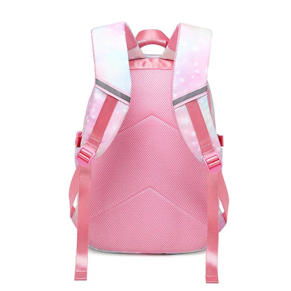 3 Pcs/Set School Bags for Child School Backpacks For Teenager Girls Pink Students Backpack Lunch box With pencil Case