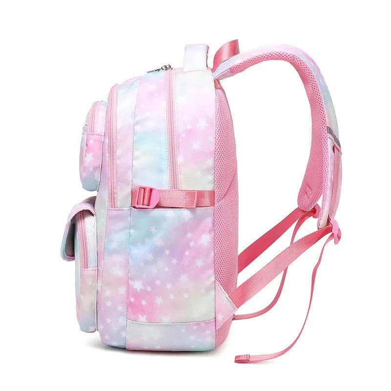 3 Pcs/Set School Bags for Child School Backpacks For Teenager Girls Pink Students Backpack Lunch box With pencil Case