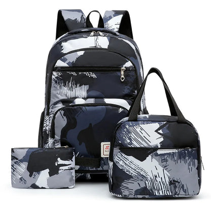 3 Pcs Sets Children's School Backpack Kawaii Women's Backpack travel Bookbag School Bags for Teens Girls bagpack Mochilas